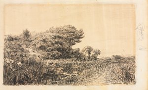 沼泽边缘（Couronne），1863年。