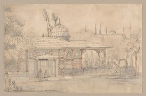 清真寺附近的凉亭，1800年代。 作者 费利克斯·齐姆