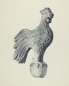 公鸡风向标