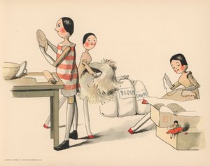 Golliwoggs极地冒险的例证