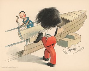 Golliwoggs极地冒险的例证