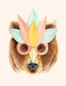 The Bear with the Paper Mask 作者 弗洛伦德·博达特