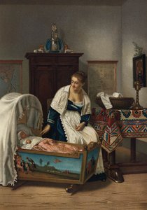 The Young Mother (chromolitho)