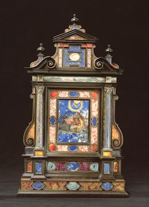 便携式祭坛，与耶稣诞生，佛罗伦萨（pietra dura）