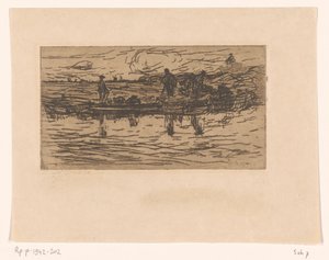 风景与水边的两个人物
在荒野（原标题） 作者 弗洛里斯·韦斯特（Floris Verster）