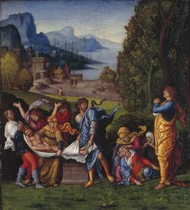 荷兰语：基督的安葬 基督的安葬 作者 Andrea Mantegna 的追随者