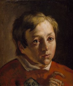 男孩肖像，1835-45 作者 福特·马多克斯·布朗