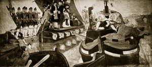 1768年布里奇沃特运河的开通，来自&39;哈钦森的英国民族故事&39;，c.1923