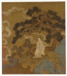 参天松树下的淑女 作者 原名周文举