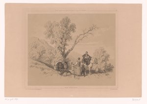在山间小憩的家人
风景画家人物研究范例（系列名称）
Etudes Progressives de Figures Pittoresques à l