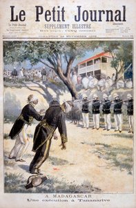 射击队在马达加斯加的塔那那利佛塔那那利佛市执行死刑，1896年 作者 福尔莫内