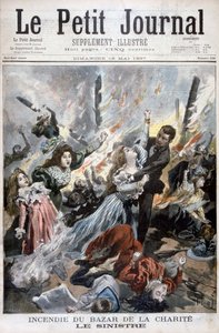 1897年5月4日在巴黎巴扎尔·德·夏利特（Bazar de la Charite）发生火灾