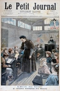 游乐场小姐儿童学校的创办人Eugenie Bonnefois小姐，1897年 作者 福尔莫内