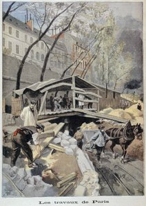 巴黎的建筑工地--1899年5月14日的 "小杂志 "中的内容 作者 路易斯·莫厄尔财富