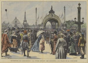 1900年巴黎世界博览会开幕 作者 Fortune Louis Meaulle