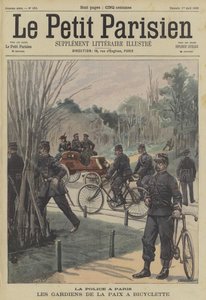 巴黎警察使用自行车 作者 路易斯·莫厄尔财富
