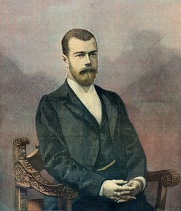 1896 年沙皇尼古拉二世肖像（雕刻）