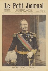 法国皇室访问者：葡萄牙国王卡洛斯一世（彩色石版画） 作者 路易斯·莫厄尔财富