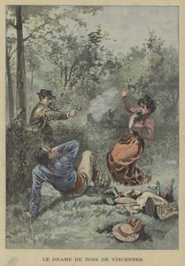 在巴黎的Bois de Vincennes拍摄 作者 路易斯·莫厄尔财富