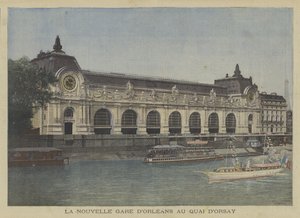 新的Gare dOrleans在Quai dOrsay，巴黎 作者 Fortune Louis Meaulle