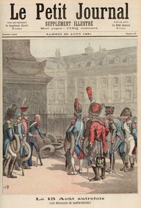8月15日的旧：圣赫勒拿奖章，来自&39;Le Petit Journal&39;，1891年8月22日