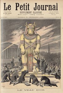 The Golden Calf，来自&39;Le Petit Journal&39;，1892年12月31日