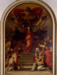 圣母慈悲，作者：巴尔托洛梅奥·德拉·波塔（Bartolomeo della Porta），又名弗拉·巴托洛梅奥 作者 Fra (1472 1517) Bartolomeo