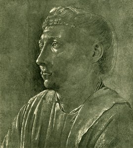 一位牧师的胸像，c1450，1943年。 作者 弗拉·安杰利科