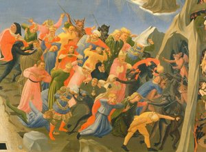 最后的审判》详图，约1432年。 作者 Fra Giovanni Angelico da Fiesole