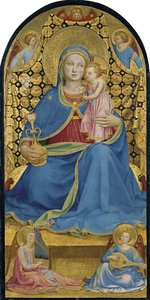 谦卑的圣母麦当娜·戴尔·乌米利塔c。 1433-1434 作者 Fra Giovanni Angelico da Fiesole