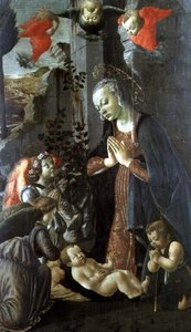 圣母玛利亚和孩子(面板) 作者 Fra da Pistoia Paolino