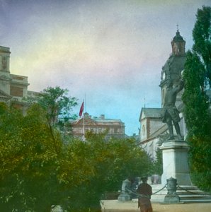19世纪末20世纪初，瑞典斯德哥尔摩国王花园。