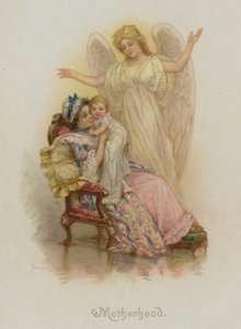 Motherhood (chromolitho) 作者 弗朗西斯·布伦戴奇