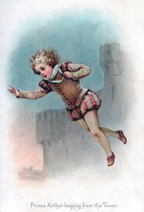 1897年，亚瑟王子从塔上跳下来。 作者 弗朗西斯·布伦戴奇