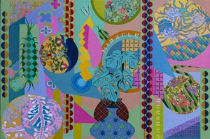 索瓦热花园，2023（布面丙烯）