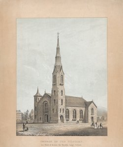 朝圣者教堂，纽约布鲁克林，1844年。