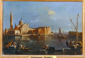 圣乔治马焦雷... 作者 弗朗西斯科·瓜尔迪（Francesco Guardi）
