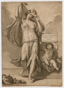 1775年邀请在苏荷区的一个蒙面球 作者 弗朗切斯科·巴托洛齐（Francesco Bartolozzi）