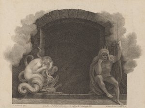 死亡之墓。 作者 弗朗切斯科·巴托洛齐（Francesco Bartolozzi）