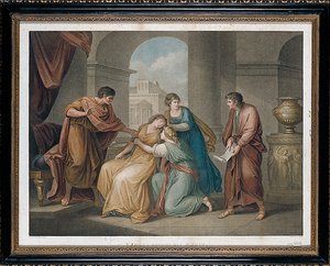 维吉尔·雷丁（Virgil Reading）的《埃涅瓦》（Aeneid），1796年 作者 弗朗切斯科·巴托洛齐（Francesco Bartolozzi）