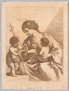 圣母、圣婴和圣约翰 作者 弗朗切斯科·巴托洛齐（Francesco Bartolozzi）