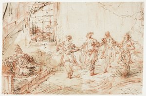 后宫场景 作者 弗朗切斯科·瓜迪（Francesco Guardi）