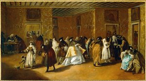 Il Ridotto（布面油画） 作者 弗朗切斯科·瓜迪（Francesco Guardi）