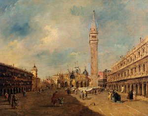 圣马可广场（约1780年） 作者 弗朗切斯科·瓜迪（Francesco Guardi）