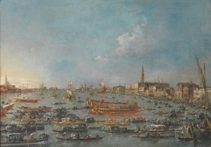 威尼斯布辛托罗节 作者 弗朗切斯科·瓜迪（Francesco Guardi）