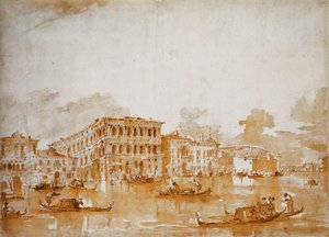 Ca“佩萨罗大运河 作者 弗朗切斯科·瓜迪（Francesco Guardi）