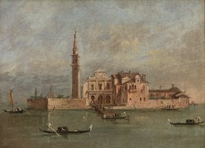 威尼斯人教堂 作者 弗朗切斯科·瓜迪（Francesco Guardi）