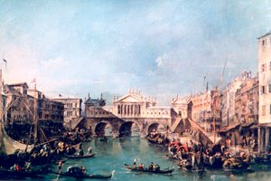 威尼斯，c1775 作者 弗朗切斯科·瓜迪（Francesco Guardi）