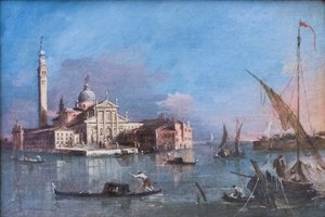 圣乔治马焦雷视图，弗朗西斯科·瓜尔迪 作者 弗朗切斯科·瓜迪（Francesco Guardi）