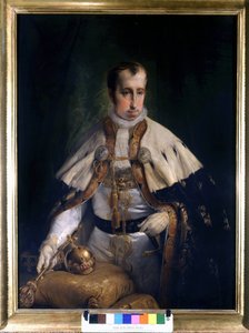 弗朗切斯科·海耶兹 (1791 - 1882) 的奥地利皇帝斐迪南一世 (1793 - 1875) 的肖像。 Risorgimento 博物馆。 米兰 作者 弗朗切斯科·海耶兹（Francesco Hayez）